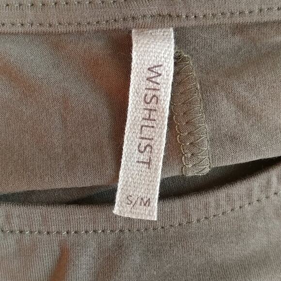 Wishlist T-Shirt Dress Green Size S/M - Picture 4 of 5